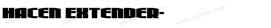 Hacen Extender字体转换